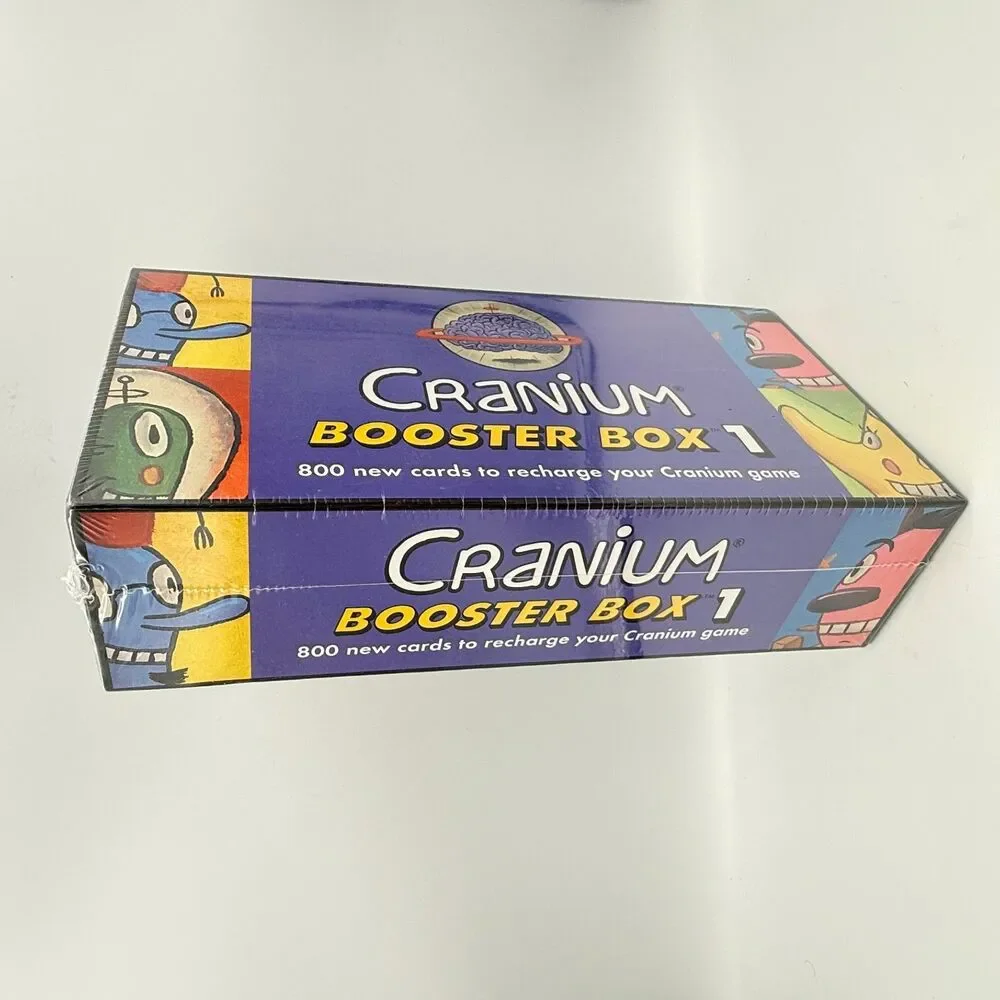 Cranium Booster Box 1 For Cranium Board Game 4 New Decks 800 Cards New Sealed